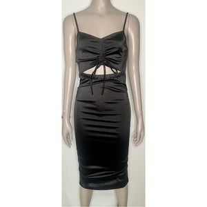 Minette Black Cut Out Bodycon Dress NWT!